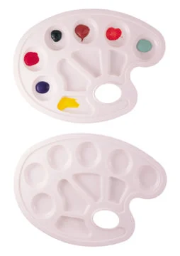 Shape for paints Stock Photos