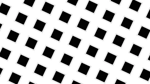 Shape pattern black white background Stock Footage 170944016
