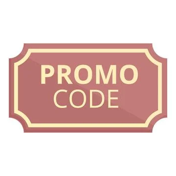 Shape promo code icon cartoon . Promotion discount Stock-Illustration