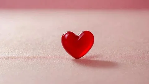Shape of red hearts with pink background for card creation Stock Photos