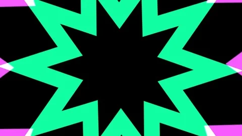 Shape rotates and increases in size, covers the background and disappears. Stock Footage 116608892