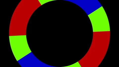 Shape rotates and increases in size, covers the background and disappears. Stock Footage 117031615