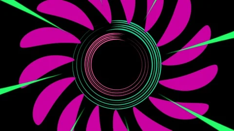 Shape rotates and increases in size, covers the background and disappears. Stock Footage 117157645