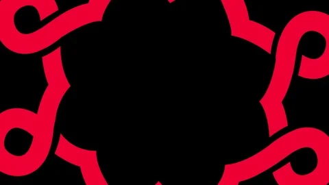 Shape rotates and increases in size, covers the background and disappears. Stock Footage 117672447