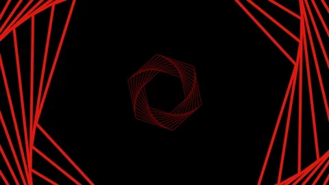 Shape rotates and increases in size, covers the background and disappears. Stock Footage 118275078