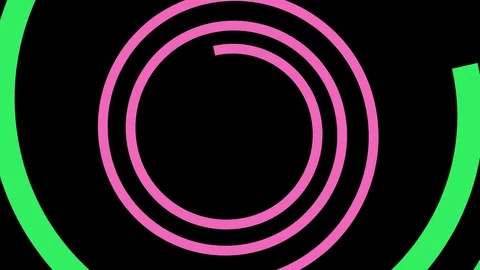 Shape rotates and increases in size, covers the background and disappears. Stock Footage 118275128