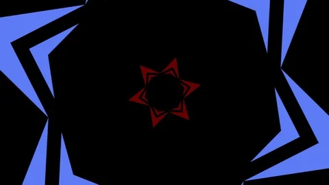 Shape rotates and increases in size, covers the background and disappears. Stock Footage 118642978