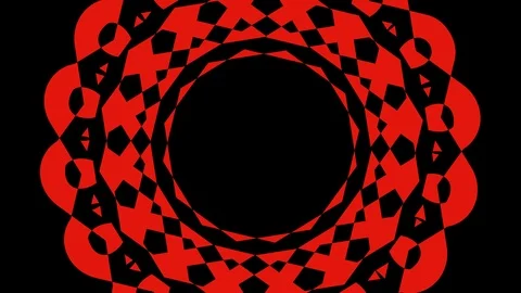 Shape rotates and increases in size, covers the background and disappears. Stock Footage 118693368