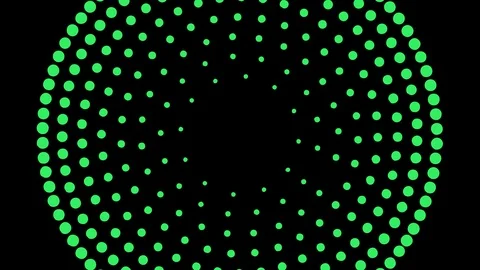Shape rotates and increases in size, covers the background and disappears. Stock Footage 118693414