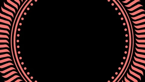 Shape rotates and increases in size, covers the background and disappears. Stock Footage 118693473