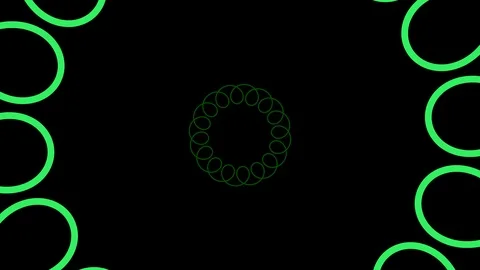 Shape rotates and increases in size, covers the background and disappears. Stock Footage 118881318