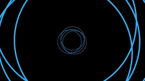 Shape rotates and increases in size, covers the background and disappears. Stock Footage 119356015