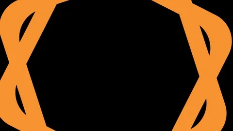 Shape rotates and increases in size, covers the background and disappears. Stock Footage 119758244