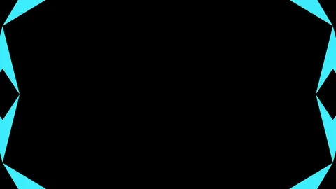 Shape rotates and increases in size, covers the background and disappears. Stock Footage 120004597