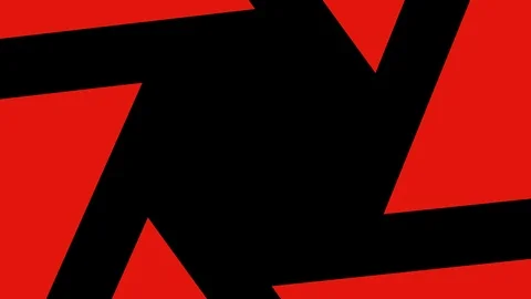 Shape rotates and increases in size, covers the background and disappears. Stock Footage 120004701