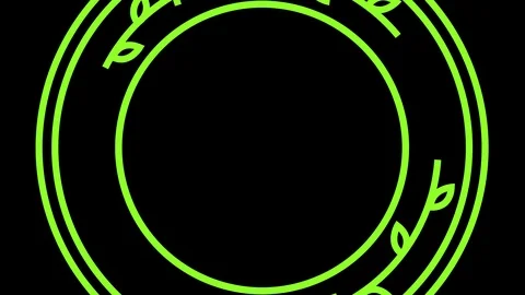 Shape rotates and increases in size, covers the background and disappears. Stock Footage 120004702