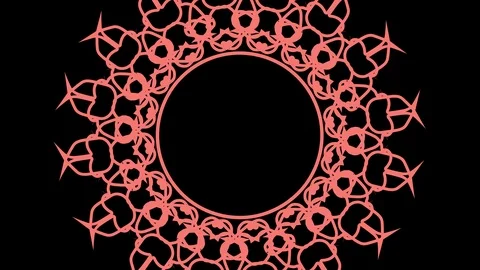 Shape rotates and increases in size, covers the background and disappears. Stock Footage 120204856