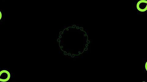 Shape rotates and increases in size, covers the background and disappears. Stock Footage 120771731