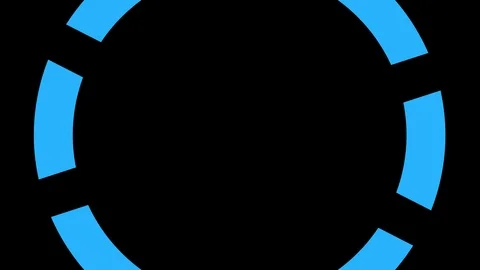 Shape rotates and increases in size, covers the background and disappears. Stock Footage 120771781
