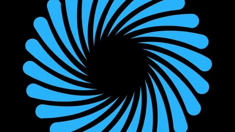 Shape rotates and increases in size, covers the background and disappears. Stock Footage 121224359