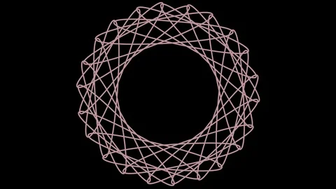 Shape rotates and increases in size, covers the background and disappears. Stock Footage 121403911