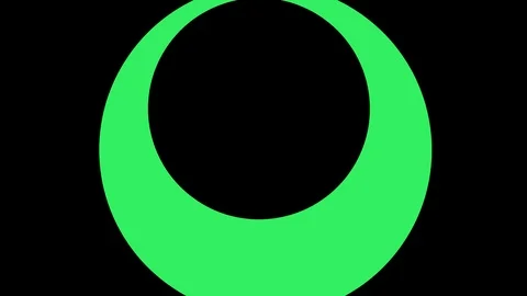 Shape rotates and increases in size, covers the background and disappears. Stock Footage 121404002