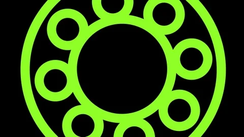 Shape rotates and increases in size, covers the background and disappears. Stock Footage 121590958