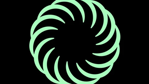 Shape rotates and increases in size, covers the background and disappears. Stock Footage 121954183