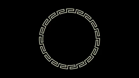 Shape rotates and increases in size, covers the background and disappears. Stock Footage 121954233