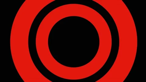 Shape rotates and increases in size, covers the background and disappears. Stock Footage 131914146