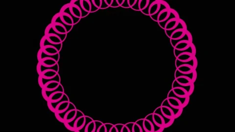 Shape rotates and increases in size, covers the background and disappears. Stock Footage 131914610