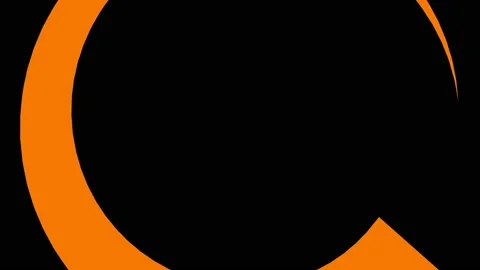 Shape rotates and increases in size, covers the background and disappears. Stock Footage 131914768
