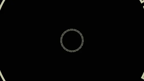 Shape rotates and increases in size, covers the background and disappears. Stock Footage 132545233