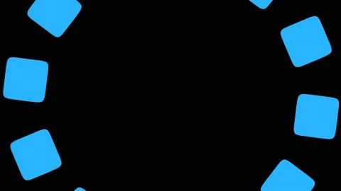 Shape rotates and increases in size, covers the background and disappears. Stock Footage 133714464