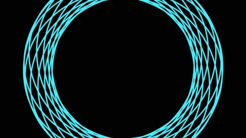 Shape rotates and increases in size, covers the background and disappears. Stock Footage 133714604