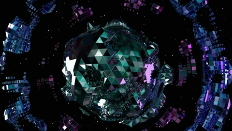 Shape-shifting metal Stock Footage 219957551