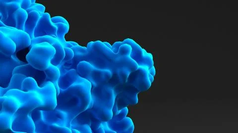 Shape of smoke on a black background. 3d illustration, 3d rendering. Stock Illustration