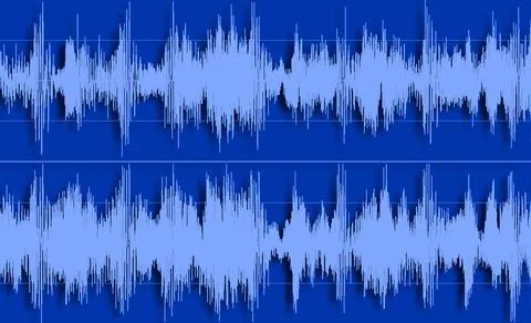 Shape of sound waves Stock Photos