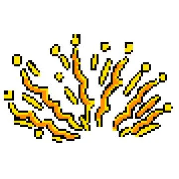 Shape sparkles pixel art vector illustration 스톡 일러스트