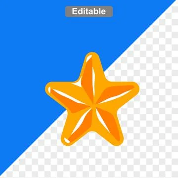 Shape star for decorations christmas Stock-Illustration