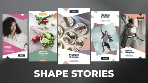 Shape Stories for After Effects 스톡 After Effects