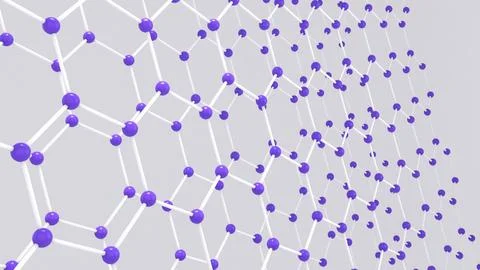 The shape structure of nanotechnology,Nanotechnology of the future,abstract.. Foto stock