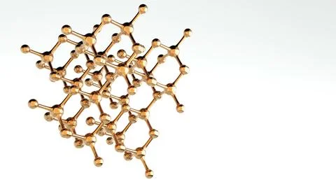 The shape structure of nanotechnology,Nanotechnology of the future,abstract.. Foto stock