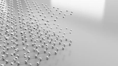 The shape structure of nanotechnology,Nanotechnology of the future,abstract.. Foto stock