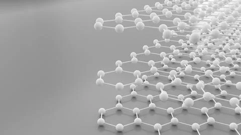 The shape structure of nanotechnology,Nanotechnology of the future,abstract.. Foto stock