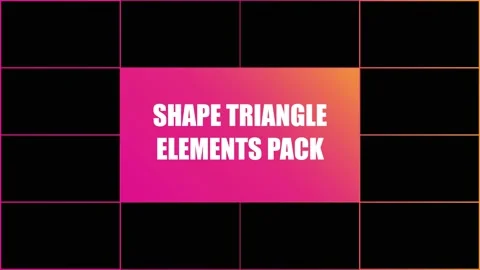 Shape triangle 3 Stock Footage 219611699