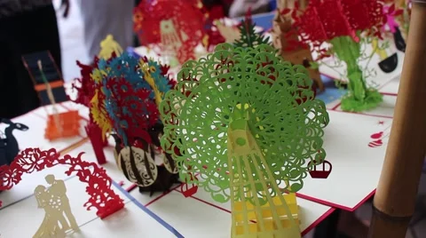 Shaped cutting techniques Stock Footage 56085269