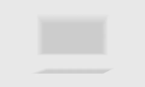 Shaped Drop Shadow as Visual Effect in Graphic Design Vector Set Illustration