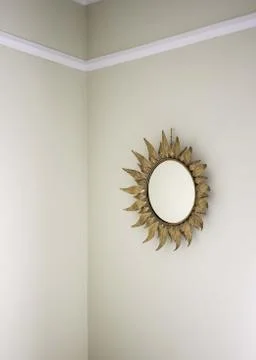 Shaped mirror sun wall decor and furniture Photos
