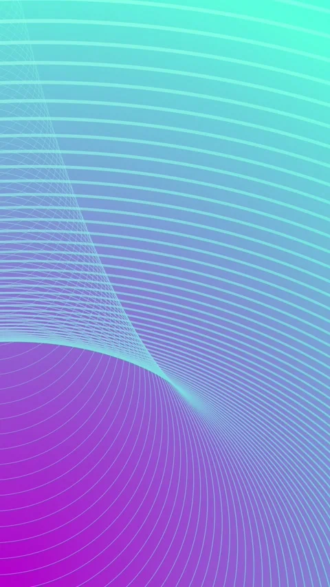 Shaped pattern in three-dimensional space on a gradient background. Video stock 248035358